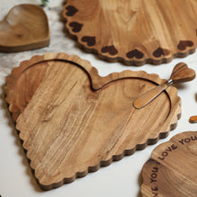 Load image into Gallery viewer, heart cheese boards