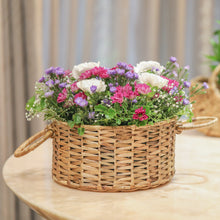 Load image into Gallery viewer, Handwoven Round Basket