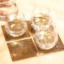 Load image into Gallery viewer, Bird Etched Coaster Set