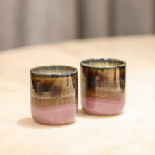 Load image into Gallery viewer, ceramic tumbler set red