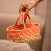 Load image into Gallery viewer, Colourful Jute Baskets