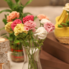 Load image into Gallery viewer, crochet carnation bunch
