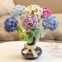 Load image into Gallery viewer, crochet hydrangeas