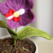 Load image into Gallery viewer, crochet orchid