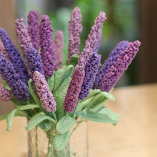 Load image into Gallery viewer, Crochet Lavender Flower