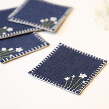 Load image into Gallery viewer, Denim Coaster Set