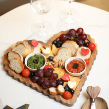 Load image into Gallery viewer, heart cheeseboard