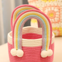 Load image into Gallery viewer, Rainbow Handle Basket