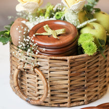 Load image into Gallery viewer, Handwoven Round Basket