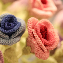 Load image into Gallery viewer, crochet roses shaded