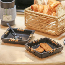 Load image into Gallery viewer, square dessert plate