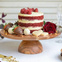 Load image into Gallery viewer, wooden cake stand