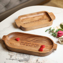 Load image into Gallery viewer, wooden tray with handle
