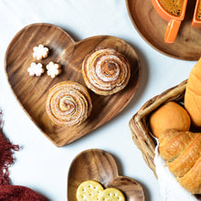 Load image into Gallery viewer, Wooden Heart Plate