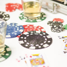 Load image into Gallery viewer, Poker Chip Coaster Set