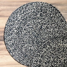 Load image into Gallery viewer, black jute placemats