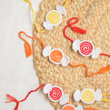 Load image into Gallery viewer, Candy Crochet Rakhi