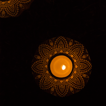 Load image into Gallery viewer, Sunflower Carved Block Tealight