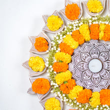 Load image into Gallery viewer, Diya Carved Block Tealight Holder