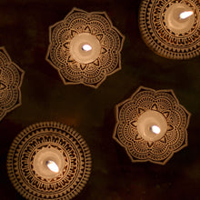 Load image into Gallery viewer, Mandala Carved Block Tealight