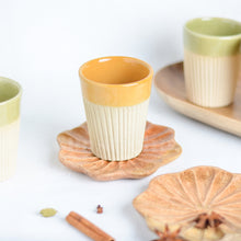 Load image into Gallery viewer, yellow ceramic glass