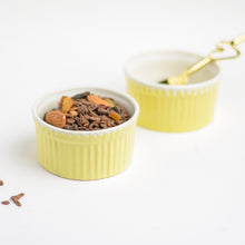 Load image into Gallery viewer, yellow ceramic dessert bowl