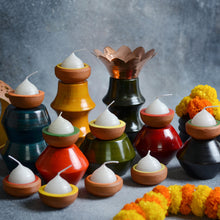 Load image into Gallery viewer, Terracotta Candle Holders