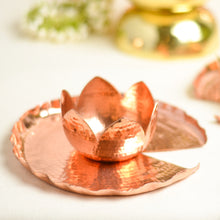 Load image into Gallery viewer, copper tealight holder