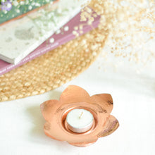Load image into Gallery viewer, copper tealight holder