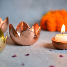 Load image into Gallery viewer, Copper Flower Bowls(Set of 2)
