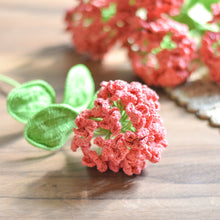 Load image into Gallery viewer, crochet flower hydrangea