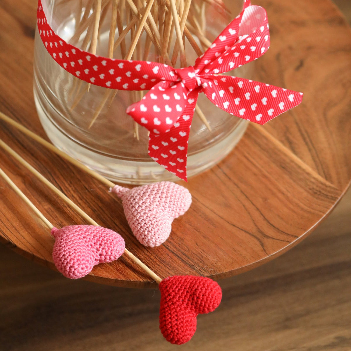 ANDMARY Heart 揺るぎなく crochet set up ivory 