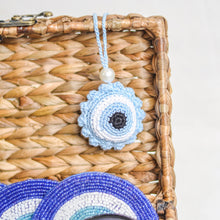 Load image into Gallery viewer, Crochet Evil Eye Charm Lumba