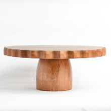 Load image into Gallery viewer, wooden cake stand