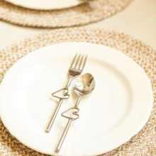 Load image into Gallery viewer, heart cutlery set