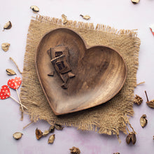 Load image into Gallery viewer, Wooden Heart Plate