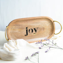 Load image into Gallery viewer, Joy Wooden Serving Tray
