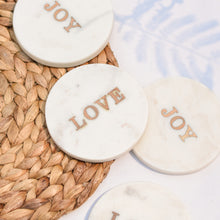 Load image into Gallery viewer, JOY & LOVE Coaster Set