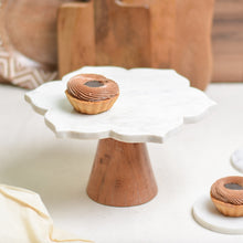Load image into Gallery viewer, Marble Flower Cake Stand