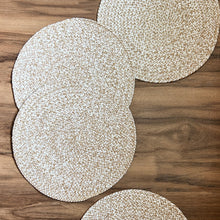 Load image into Gallery viewer, White Jute Placemats (Set of 4)