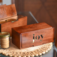 Load image into Gallery viewer, Joy Wooden Box