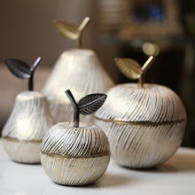 Load image into Gallery viewer, Decorative Apple Box - Gold Distress
