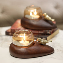 Load image into Gallery viewer, pebble tealight holder
