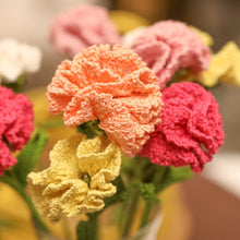 Load image into Gallery viewer, crochet carnation peach
