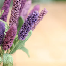 Load image into Gallery viewer, Crochet Lavender Flower
