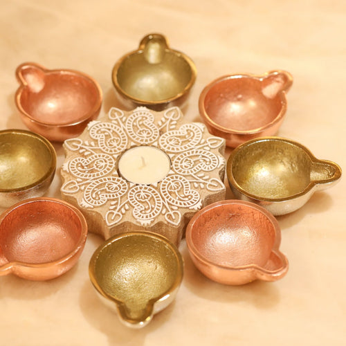 decorative diya set