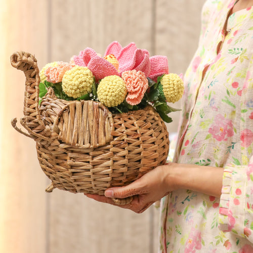 elephant basket - ganesh chaturthi decoration