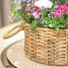 Load image into Gallery viewer, handwoven round basket

