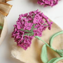 Load image into Gallery viewer, crochet hydrangea
