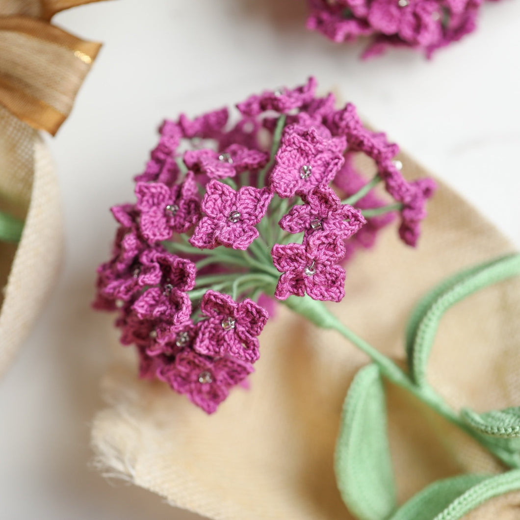 crochet hydrangea